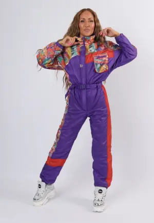 Vintage Ski Suit 90's UK 8 XS Short / Petite (2EK)