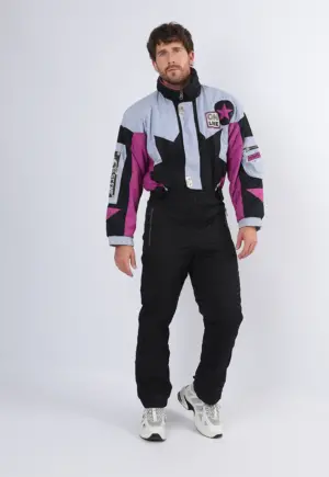 Vintage Ski Suit 90's PROLINE UK Small 36" 38" Made in Italy (1LJ)
