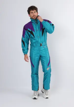 Vintage Ski Suit 90's DESCENTE UK Small 36" 38" (1LX)