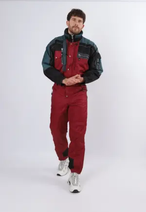 Vintage Ski Suit 90's ONNI UK Medium Large 40" 42" (13A)