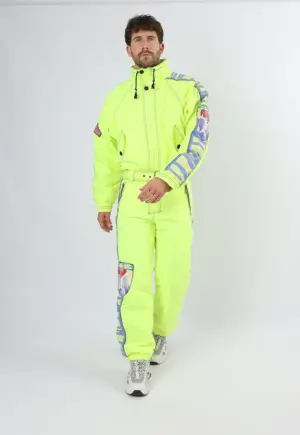 Vintage Ski Suit 90's ELHO UK Medium 38" 40" (13E)