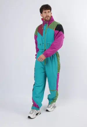 Vintage Ski Suit 90's RODEO UK Medium Large 42" (13N)