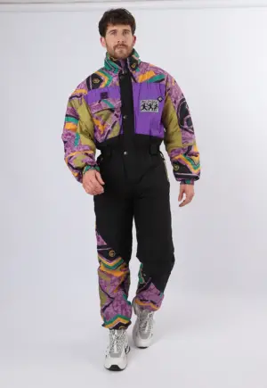 Vintage Ski Suit 90's NINETY EIGHT PERALP UK M 40" (1CX)
