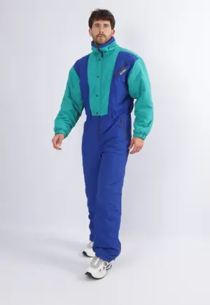 Vintage Ski Suit 80's ACTIVE UK M 38" Made in Italy (13X)