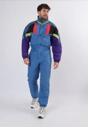 Vintage Ski Suit 90's SERGIO TACCHINI UK Medium 40" (1CE)