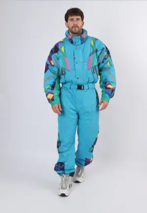 Vintage Ski Suit 90's FILA Team Italia UK XL 44" 46" (1CK)