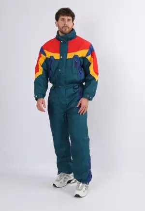 Vintage Ski Suit 90's ASTROLABIO UK Medium Large 42" (1HO)