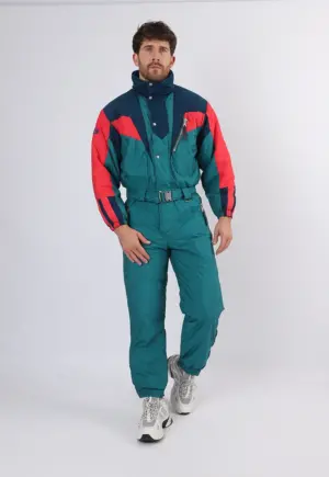 Vintage Ski Suit 90's ASTROLABIO UK Medium 40" (1MB)