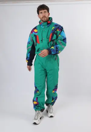 Vintage Ski Suit 90's FILA Team Italia edition UK Medium Large 42" (1MD)