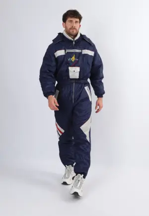 Vintage Ski Suit 90's HEN&CEL UK Large 42" 44" (1MQ)