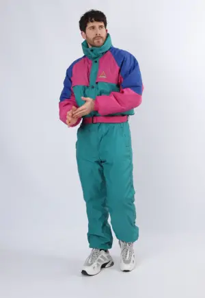 Vintage Ski Suit 90's EQUIPE Medium Large 42" (15I)