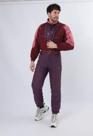 Vintage Ski Suit 90's JAVA Small 36" 38" Short length (15K)