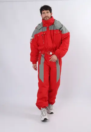 Vintage Ski Suit 90's ERBACHER Medium Large 42" Tall  (15O)