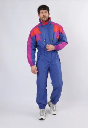 Vintage Ski Suit 90's DUBIN UK Small 36" 38" Made in Italy (1EB)