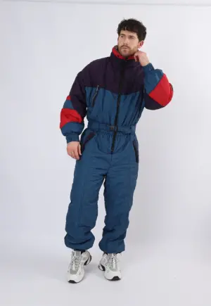 Vintage Ski Suit 90's NANU UK XL 44" 46" (1EC)