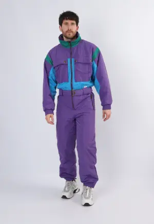 Vintage Ski Suit 90's ACTION UK Medium 38" made in Italy (1EI)