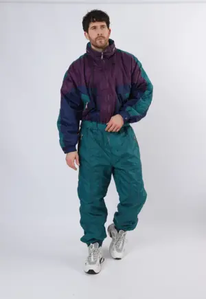 Vintage Ski Suit 90's ACTIVE UK XXL 46" 48" Tall (1EM)