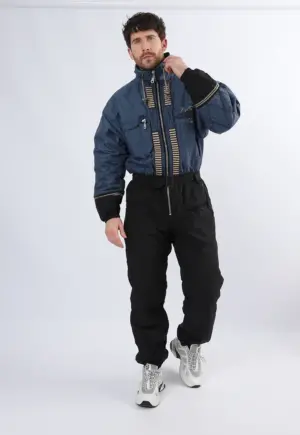 Vintage Ski Suit 90's LOGO UK Medium Large 42" (1EY)