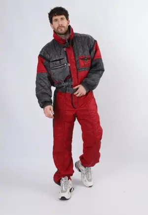 Vintage Ski Suit 90's LUHTA UK Medium Large 42" Made in Portugal Tall (1JI)