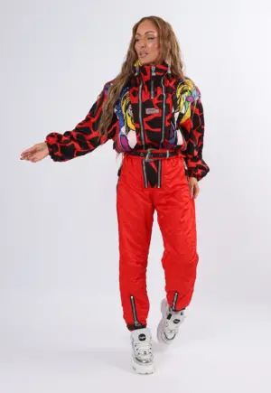 Vintage Ski Suit 90's CRE-ACT UK 10 S (2ES)