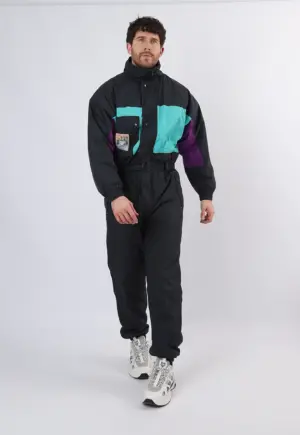 Vintage Ski Suit 90's SKI CONTROL UK Large XL 44" (1TO)
