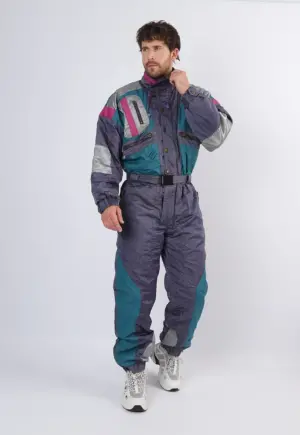 Vintage Ski Suit 90's UK Large 42" 44" (1BL)