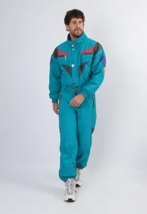 Vintage Ski Suit 90's LIMITI LONTANI UK Medium Large 42" Made in Italy (1BS)