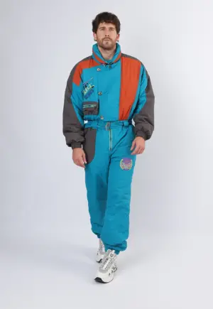Vintage Ski Suit 90's LEADING UK Large 42" 44" (1BX)
