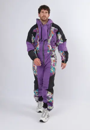 Vintage Ski Suit 90's NEW LINE UK XL 44" 46" (1LA)