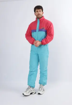 Vintage Ski Suit 90's GOLDEN TEAM UK XS 34" 36" (14G)