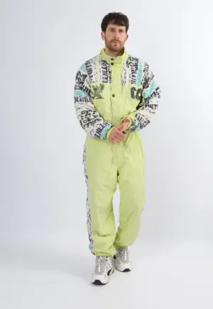 Vintage Ski Suit 90's COCHABAMBA UK Large 42" 44" TALL Made in Italy (14H)