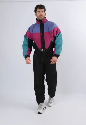 Vintage Ski Suit 90's GOLDSTAR UK Large 42" 44" (14O)