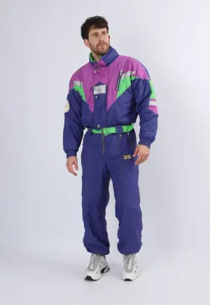 Vintage Ski Suit 90's BETTER PROJECT UK M 40" Made in Italy (14T)