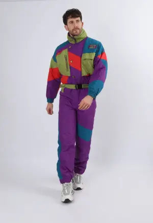 Vintage Ski Suit 90's FREE SKI UK Small 36" 38" (14W)