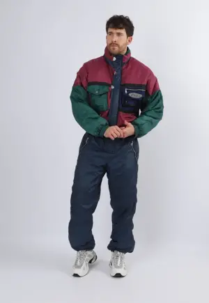 Vintage Ski Suit 90's SUB MONTE UK Large 42" 44" (14Z)