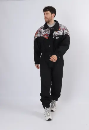 Vintage Ski Suit 90's PEARL PARL UK XL 44" 46" TALL Made in Italy (1DW)