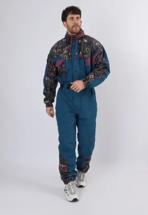 Vintage Ski Suit 90's NEW LINE UK Large 42" 44" (1DX)
