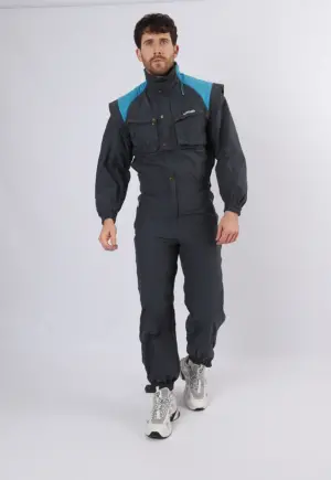 Vintage Ski Suit 90's SAMAS UK Small 36" 38" Short (1DZ)