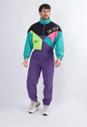 Vintage Ski Suit 1980's 80's LESKI UK Medium Large 42" Made in Italy (1NP)
