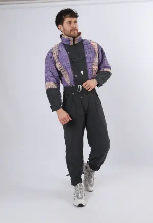 Vintage Ski Suit 90's CHEVRO UK Small 36" 38" Short Made in Italy (1NU)