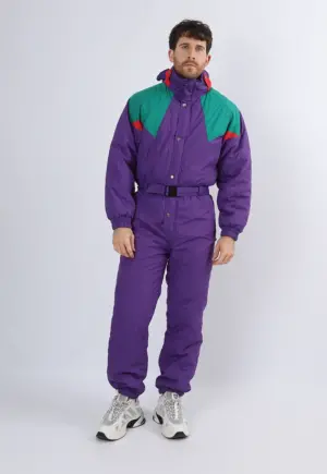 Vintage Ski Suit 90's SKI POLES UK Medium 40" (1XH)