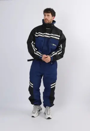 Vintage Ski Suit 90's McROSS UK XL 44" 46" Tall (1XL)