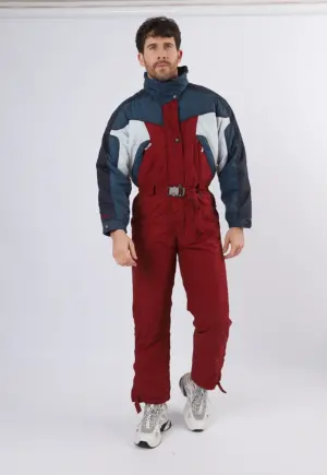 Vintage Ski Suit 90's CHOICE UK XS 34" 36" Short (1XN)