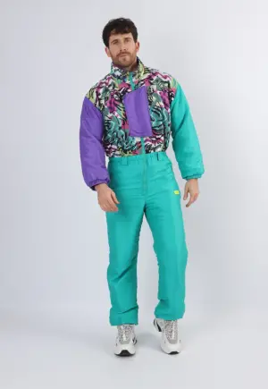 Vintage Ski Suit 90's SNOWBIRD UK Large XL 44" Made in Italy (1XP)