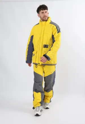 Vintage 2-Piece Ski Suit 90's SERGIO TACCHINI UK Large 42" 44" (21B)