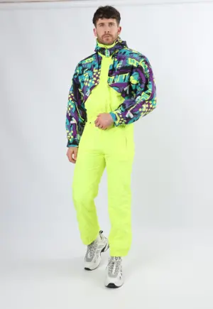 Vintage Ski Suit 90's FRENCYS UK Medium 38" 40" short Length (21E)