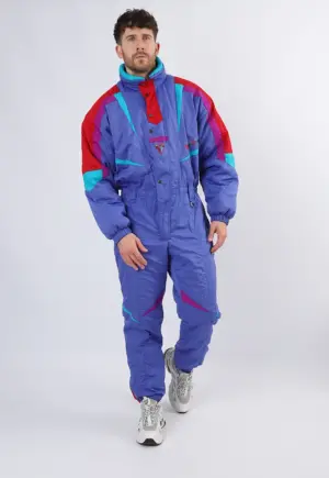 Vintage Ski Suit 90's SKISS UK XL 44" 46" (21K)
