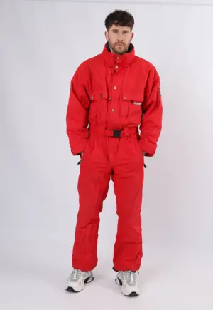 Vintage Ski Suit 90's DEGRE 7 UK Large 42" 44" (21O)