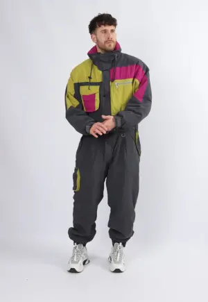 Vintage 2-piece Ski Suit 90's SCHOFFEL UK XXXL 48" 50" (2AE)