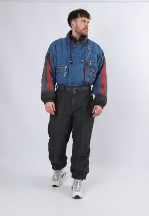Vintage Ski Suit 90's MAGIC VENTURE UK XXL 46" 48" tall Length (2AQ)